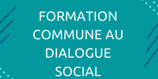 Formation dialogue social